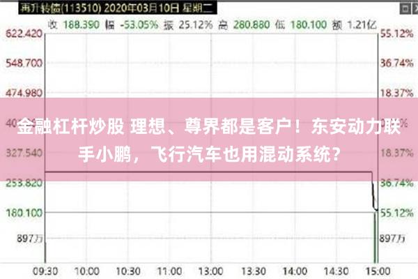金融杠杆炒股 理想、尊界都是客户！东安动力联手小鹏，飞行汽车也用混动系统？
