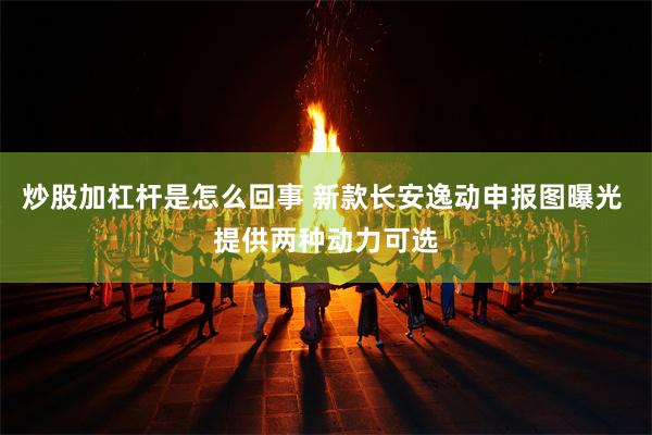 炒股加杠杆是怎么回事 新款长安逸动申报图曝光 提供两种动力可选