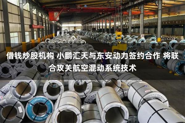 借钱炒股机构 小鹏汇天与东安动力签约合作 将联合攻关航空混动系统技术