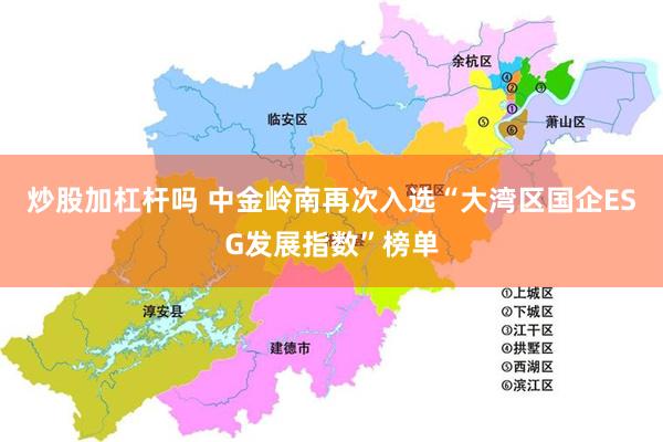 炒股加杠杆吗 中金岭南再次入选“大湾区国企ESG发展指数”榜单