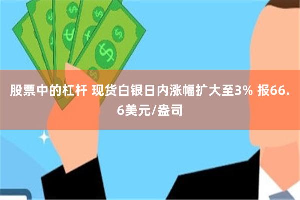 股票中的杠杆 现货白银日内涨幅扩大至3% 报66.6美元/盎司