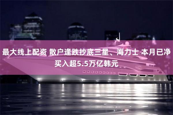 最大线上配资 散户逢跌抄底三星、海力士 本月已净买入超5.5万亿韩元