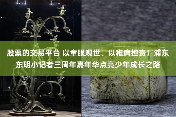 股票的交易平台 以童眼观世、以稚肩担责！浦东东明小记者三周年嘉年华点亮少年成长之路