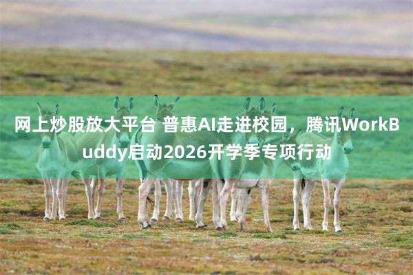 网上炒股放大平台 普惠AI走进校园，腾讯WorkBuddy启动2026开学季专项行动
